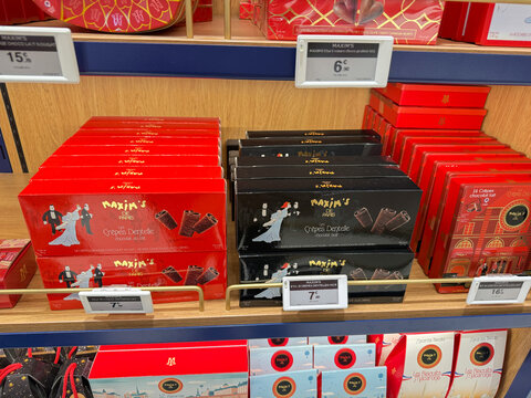 Maxims French Chocolate Assortment in Airport Duty Free Boutique