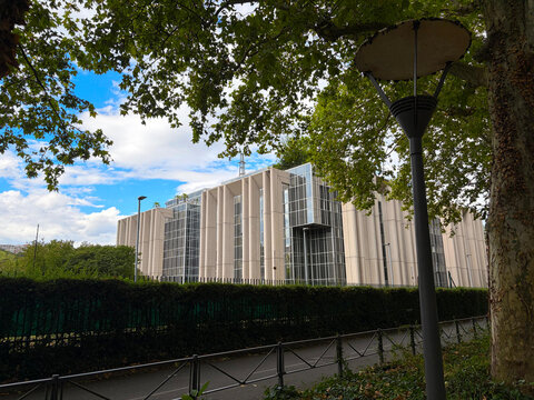 ICPO-Interpol headquarters building at French city of Lyon on a summer day. Photo taken August 30th, 2026, &lrm;⁨Lyon⁩, ⁨Auvergne-Rh&ocirc;ne-Alpes⁩, ⁨France.