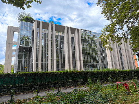 ICPO-Interpol headquarters building at French city of Lyon on a summer day. Photo taken August 30th, 2026, &lrm;⁨Lyon⁩, ⁨Auvergne-Rh&ocirc;ne-Alpes⁩, ⁨France.