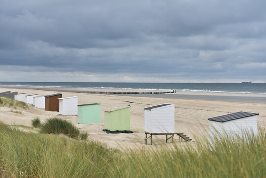 Beach Huts in Domburg, Zeeland, Netherlands