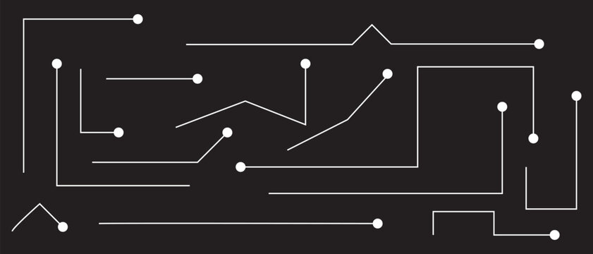 Callouts titles set. Digital callouts . Line callout label set. isolated on black background. Vector illustration.&nbsp;EPS&nbsp;10 