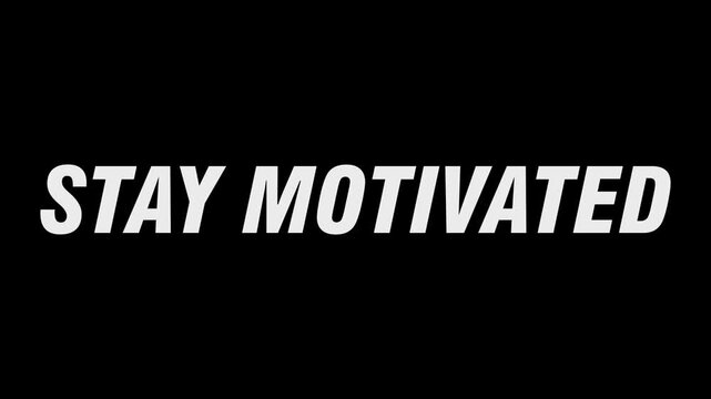 Motivational Inspirational Quotes Animation Collection, Positive Mindset, Success and Personal Growth Messages