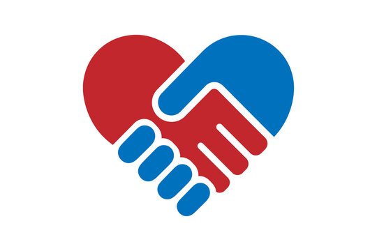 handshake icon vector illustration