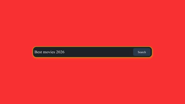 Search bar Best Movies 2026 with alpha channel