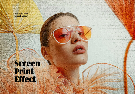 Screen Print Photo Effect