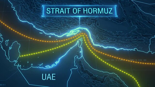 Strait of Hormuz Blockade and Oil Shipping Route Disruption in Persian Gulf