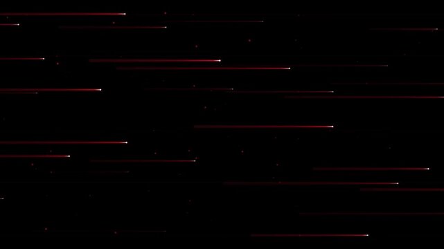 Red laser grid lines scanning dark background