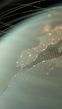 Global Digital Network over Planet Earth from Space