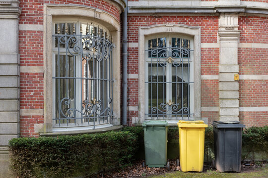 trash cans