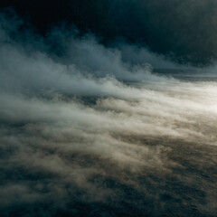 Fototapeta premium storm clouds over the sea
