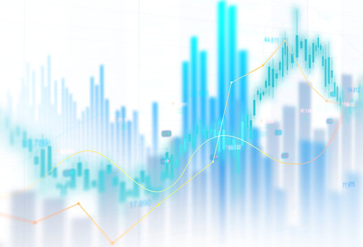 Transparent  stock market chart investment trading graph growth.Investment finance chart,stock market business and exchange financial growth graph.	
