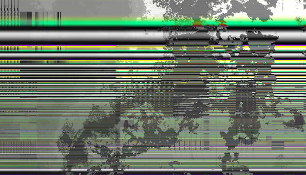 Electronic CRT scanline texture with moire effect and RGB pixels suitable for retro gaming aesthetic, vintage television display and glitch