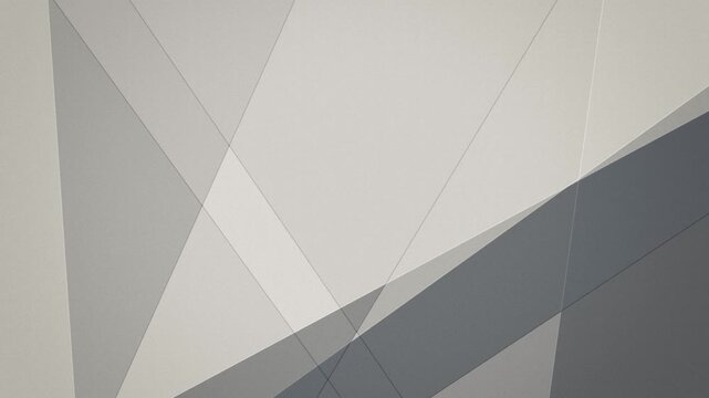 Abstract cream crumpled paper facets seamless loop motion background