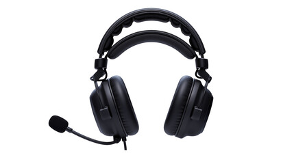 Black over-ear gaming headset with adjustable microphone boom and padded headband © Fraser