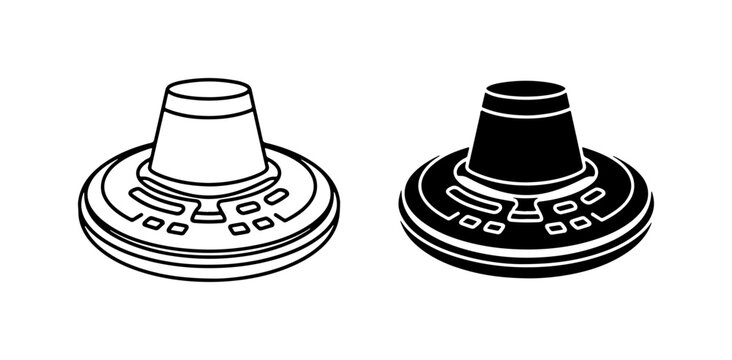Retro Joystick Controller, Vintage Gaming Input Device, Classic Arcade Game Pad Icon