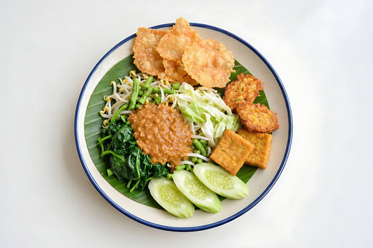 Indonesian food  authentic Pecel
