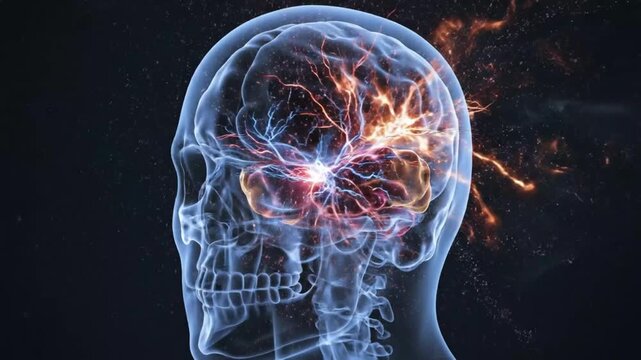 3D Medical Animation Human Brain Anatomy Focus on Temporal Lobes and Amygdala