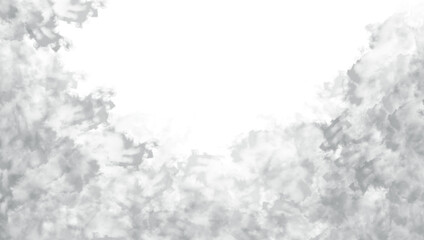 Low dense fog and smoke clouds spreading on the ground transparent background © Izzat
