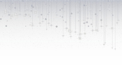 Obraz premium Abstract grey gradient background with vertical rain like texture and soft light particles falling down