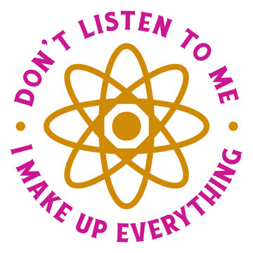Make up pun quote badge