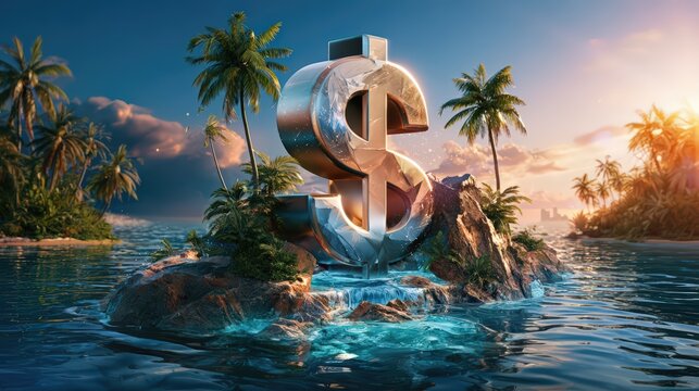 Financial Growth and Investment Success on a Tropical Island