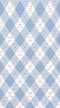 Light blue argyle pattern fabric texture background
