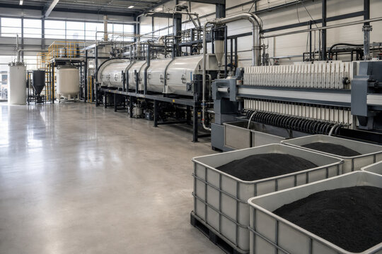 Battery Recycling Facility Recovering Lithium and Critical Materials