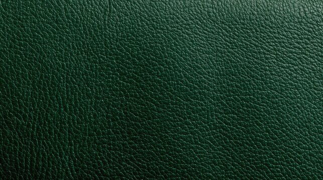 The emerald green leather texture displays a fine grain and rich saturation, providing a luxurious backdrop for design uses.
