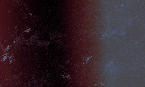 Dark grunge textured background with dark red and blue gradient abstract wall surface pattern Background