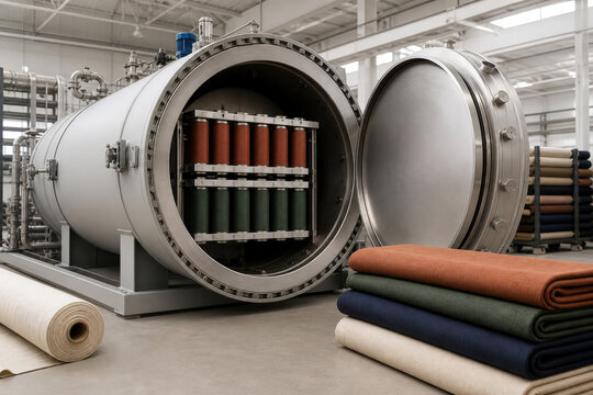 Waterless CO2 Dyeing System for Sustainable Textile Production