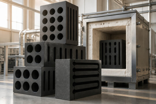 Graphite Heat Storage Blocks for High Temperature Energy Systems