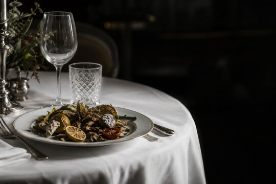 Spoiled Food Remains in Fine Dining &ndash; Restaurant Food Waste