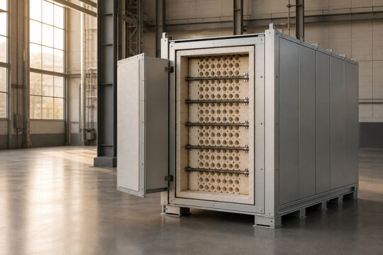 Thermal Brick Battery for High Temperature Industrial Energy Storage