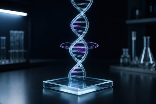 Genomics DNA Hologram for Genetic Research and Precision Medicine