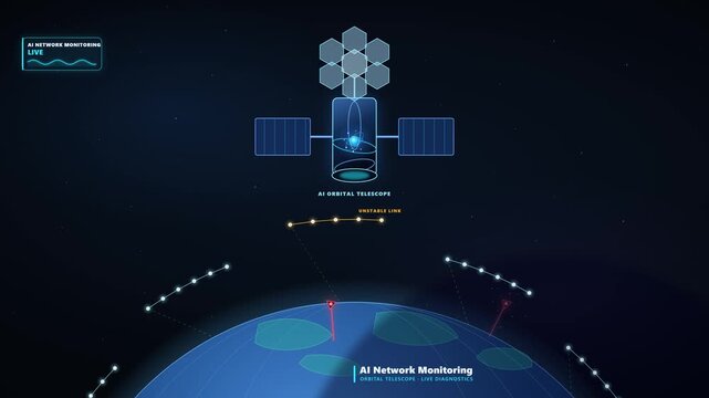 AI Orbital Telescope Scanning Encrypted VPN Traffic and Dispatching Drones