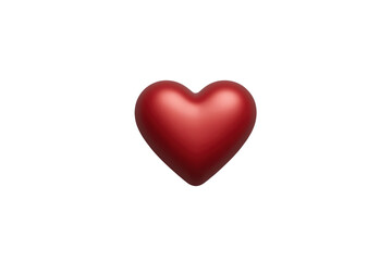 Fototapeta premium Dark red glossy decorative heart