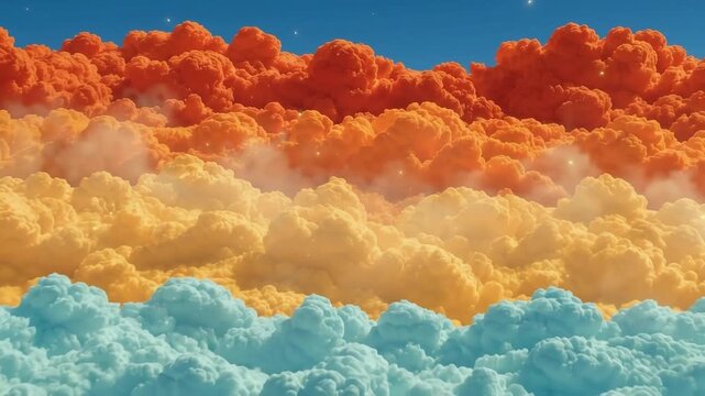 Camera Flying Through a Colorful World