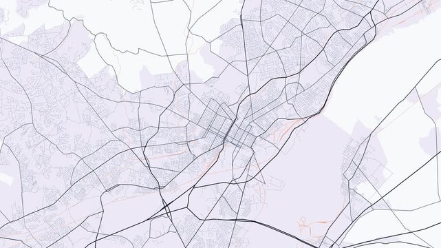 Wilmington Metro Delaware Street Map Motion Background Minimalist Slate Grid