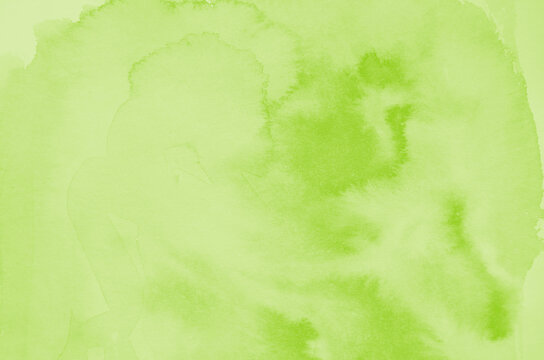 Abstract green watercolor background texture