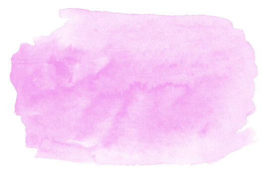 Abstract pink watercolor on white background