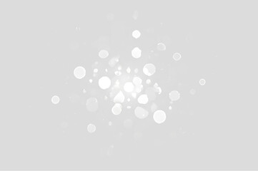 Naklejka premium きらめくゴールドボケとクリスマスライト、輝くダスト、星、グリッターを表現した豪華なホリデーオーバーレイ