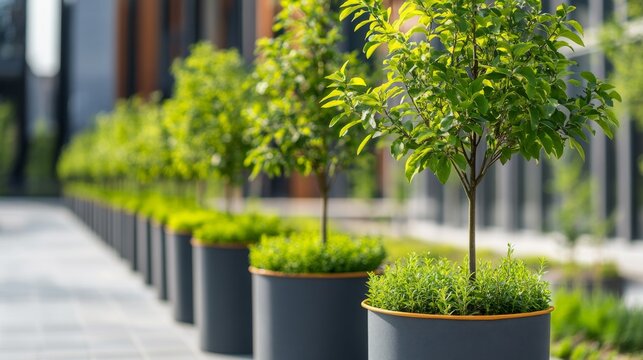 Soft Overcast Light Along the Connected Metropolitan Network: Urban Tree Nursery Beside Redevelopment Site Sustainable Urba &acirc;&euro;&ldquo; Skyline Study 4