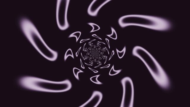 Multi-Dimensional Braided String Energy Tunnel with Harmonic Wave Vibrations Loop 4K UHD