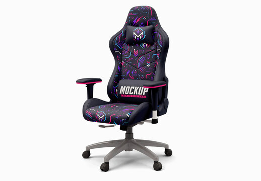 Gaming Chair Isolated Mockup