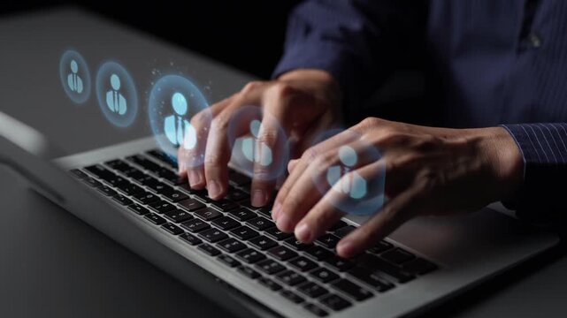 Digital recruitment and online hiring, virtual headhunting, smart recruitment platforms, talent acquisition solutions, and digital HR tools for modern workforce management. Muxer