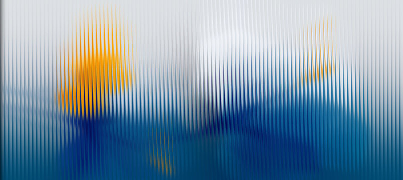 Abstract vertical lines background with blue and orange color gradient