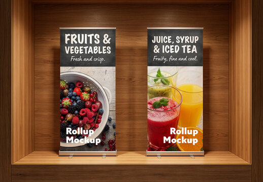 Two Rollup Banners 