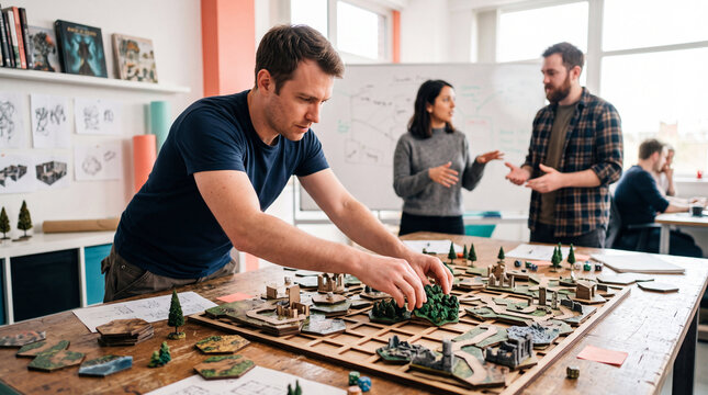 Level Designer Building a Modular Tabletop Game Map