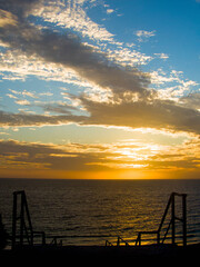 sunset over the sea © Francisco
