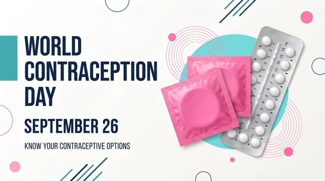 World Contraception Day Modern Healthcare Awareness Poster